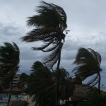 hurricane winds damaging roof
