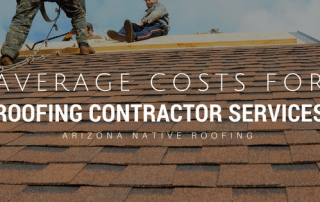 Average costs for roofing contractor services